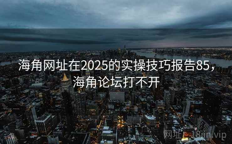 海角网址在2025的实操技巧报告85，海角论坛打不开