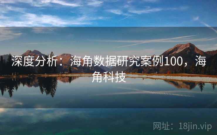深度分析：海角数据研究案例100，海角科技