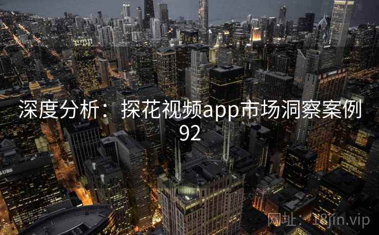 深度分析:探花视频app市场洞察案例92