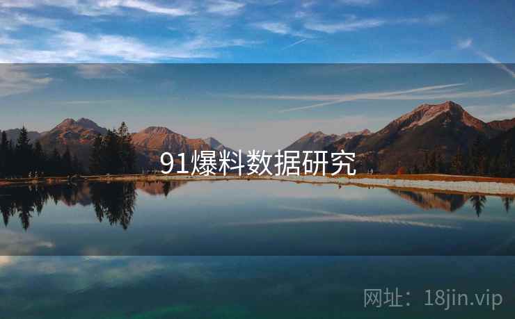 91爆料数据研究  第2张